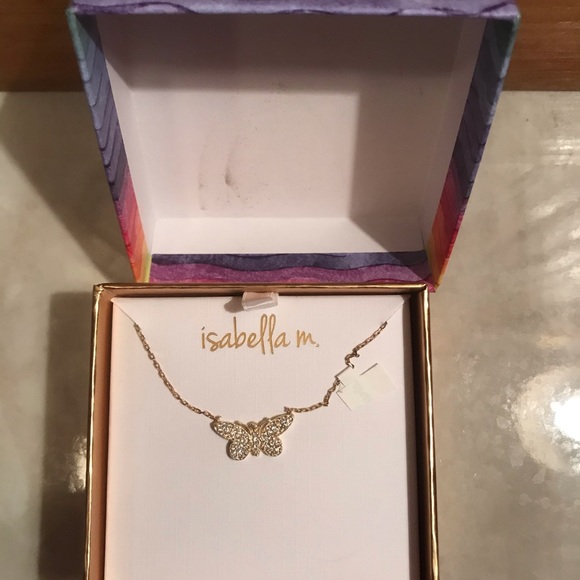 Isabella M Butterfly Necklace 